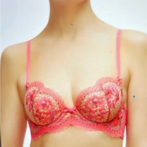 Dita Von Teese Evelina Underwire Bra Blood Orange Peach
